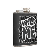 Flasques Zebra Wild me Noir et gris (Droite)