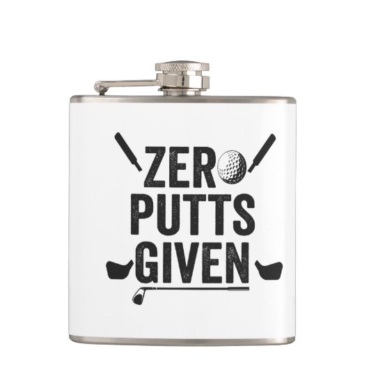 Flasques Zéro Putts Donné Drôle Golf Sport Golf Golf Papa C (Devant)