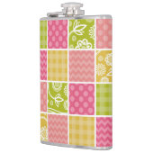 Flasques Zigzag, Chevron, Pois, En vichy, Patchwork (Gauche)