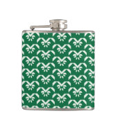 Flasques Zigzag floral vert (Devant)