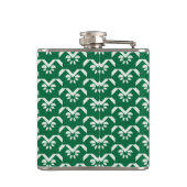 Flasques Zigzag floral vert (Dos)