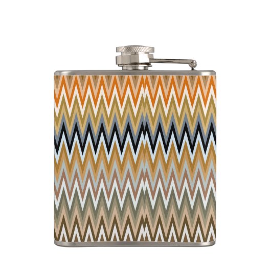 Flasques Zigzag Multicolor Motif (Dos)