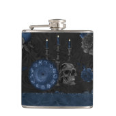 Flasques Zodiaque magic | Dark Navy Blue Gothic Skull (Devant)