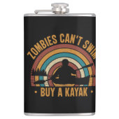 Flasques Zombies ne sait pas nager Acheter un Kayak (Devant)