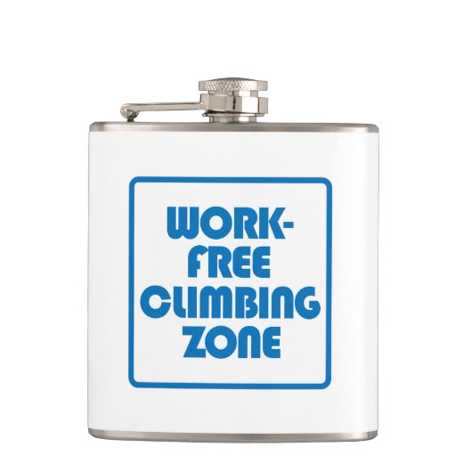 Flasques Zone Escalade sans travail (Devant)