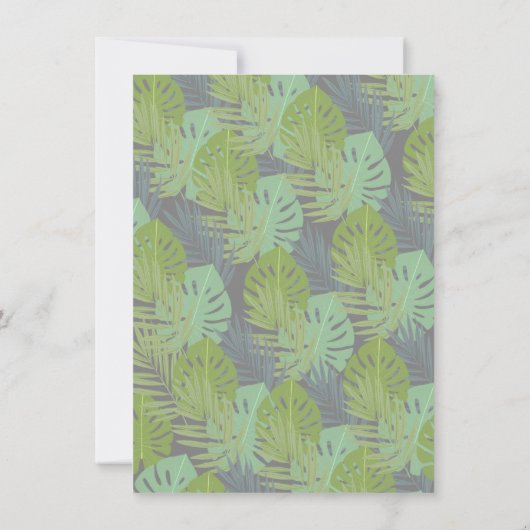 Flat 1e verjaardag uitnodiging met van schattige d (Achterkant)