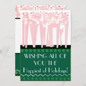 Flat ART DECO Vakantie Kaart (Voorkant / Achterkant)