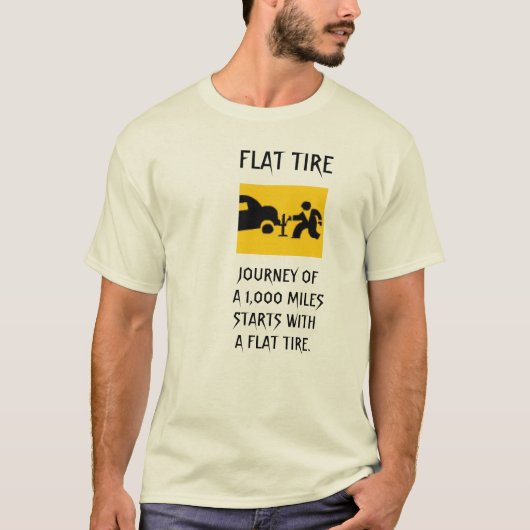 Flat band t-shirt (Voorkant)