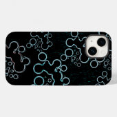 Flat Bubbles B Hoesje-Mate iPhone Case (Achterkant (horizontaal))