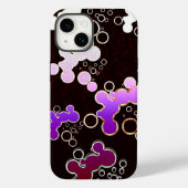 Flat Bubbles P Case-Mate iPhone Case (Achterkant)