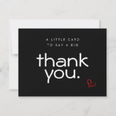 Flat Business Modern Merci Cartes (Devant)