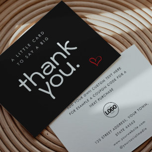 Flat Business Modern Merci Cartes