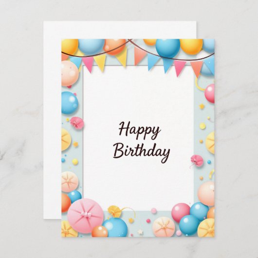 Flat Card (Voorkant / Achterkant)