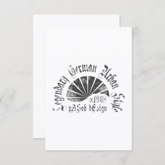 Flat Card 3.5" x 5" (Voorkant / Achterkant)