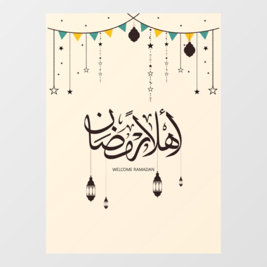 Flat Card Raamsticker (Vel)