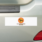 Flat-Coated Retriever Bumpersticker (Op auto)