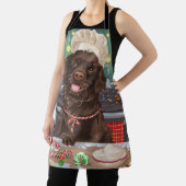 Flat-Coated Retriever Holiday Baking: Kerstmis Schort (Insitu)