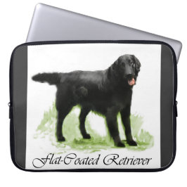 Flat-Coated Retriever Kunstcadeaus Laptop Sleeve