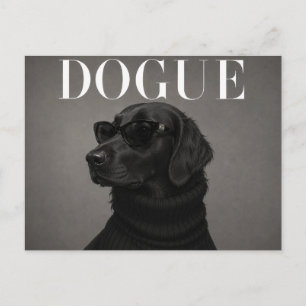 Flat Coated Retriever Luxe Mode Redactioneel Briefkaart