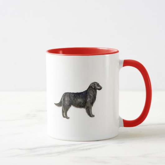 Flat-Coated Retriever Mok (Rechts)