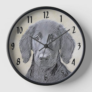 Flat-Coated Retriever Schilderij - Originele Honde