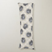 Flat-Coated Retriever Schilderij Zwart Huisdier Do Lichaamskussen (Voorkant Verticaal)