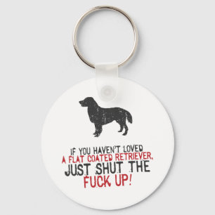 Flat-Coated Retriever Sleutelhanger
