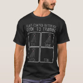 Flat-coating Retriever Guide to Training T-shirt (Voorkant)