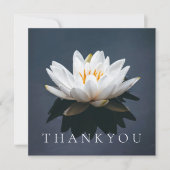 FLAT DANKJE KAART: PINK LOTUS BEDANKKAART (Voorkant)