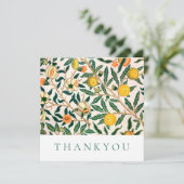 FLAT DANKJE KAART : WILLIAM MORRIS : POMEGRANATEN (Staand voorkant)