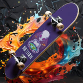 Flat Earth Alien, gepersonaliseerde naam Skateboard
