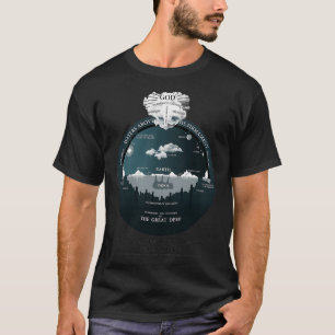 Flat Earth Ancient Hebreeuws Conception of The Uni T-shirt