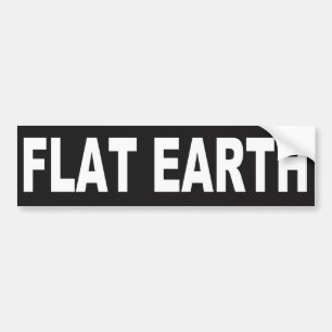 Flat Earth Bumpersticker