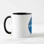 Flat Earth Coffee-Mok | #flataf | Vaste aarde Mok (Links)