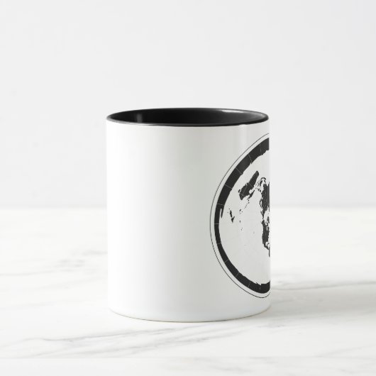 Flat Earth Coffee-Mok Mok (Midden)