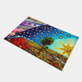 Flat Earth Doormat Deurmat (Schuin)