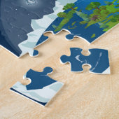 Flat Earth Kinder Puzzle Legpuzzel (Zijkant)