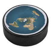 Flat Earth Map door US Geological Survey Hockey Puck (3/4)