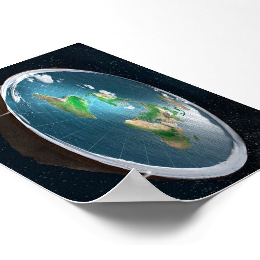 Flat Earth Model Poster (Hoek)