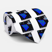 Flat Earth & No Global Warming Stropdas (Opgerold)