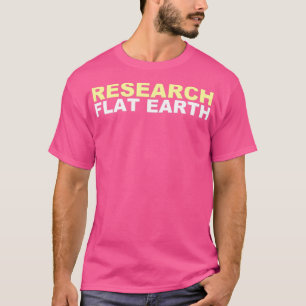 Flat Earth onderzoek T-shirt
