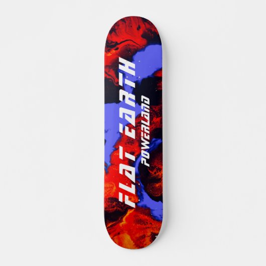 FLAT EARTH POWERLAND SCHAATS DECT SKATEBOARD (Voorkant)