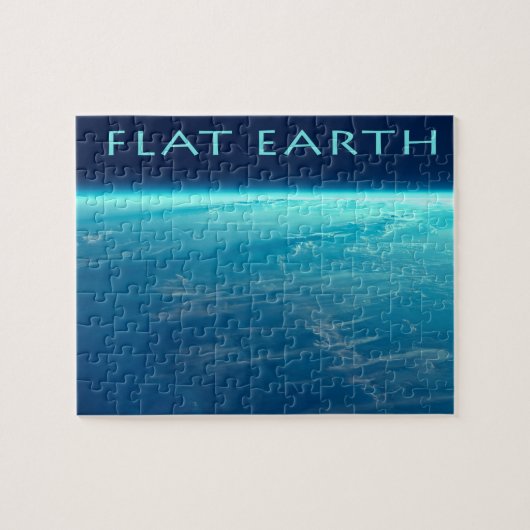 Flat Earth puzzel (Horizontaal)