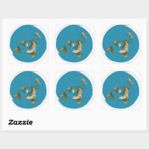 Flat Earth Sticker zeehond