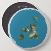 Flat Earth Today Button (Voorkant /achterkant)