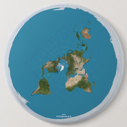Flat Earth Today Button (Voorkant)