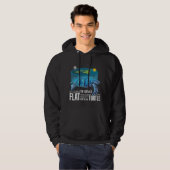Flat Earth Turtle Hoodie (Voorkant volledig)