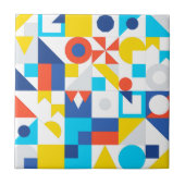 Flat Graphic Design Pattern Tegeltje (Voorkant)