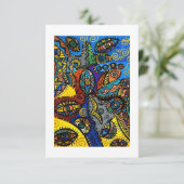 Flat Hartelijk dank Bedankkaart (Staand voorkant)