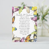 Flat Hartelijk dank Bedankkaart (Staand voorkant)